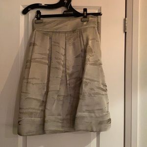 Armani collezioni silk skirt knee length with bow on back